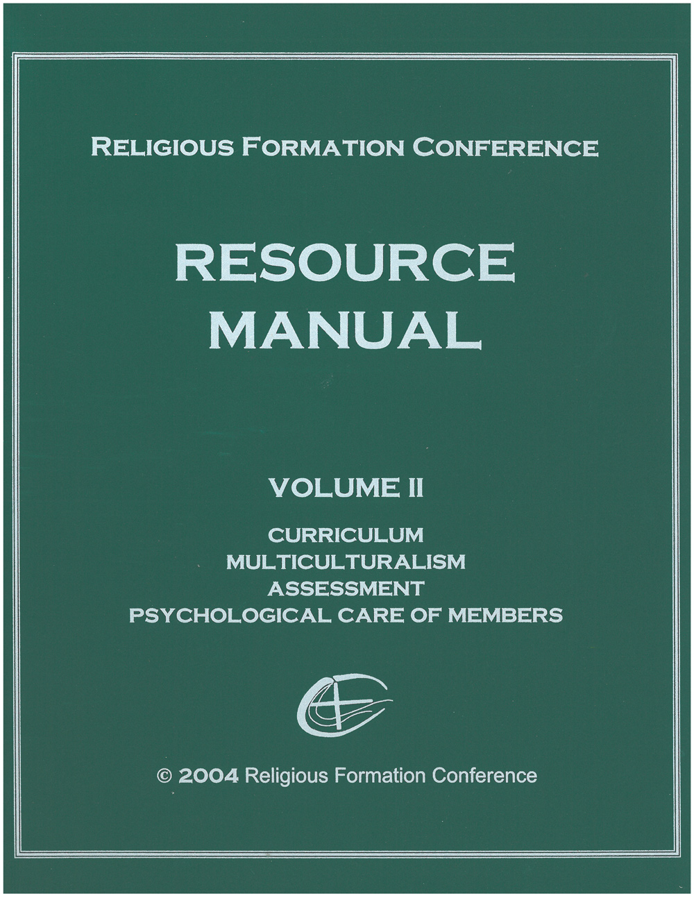 Resource Manual Volume 2 Cover Image: Resource Manual Volume 2