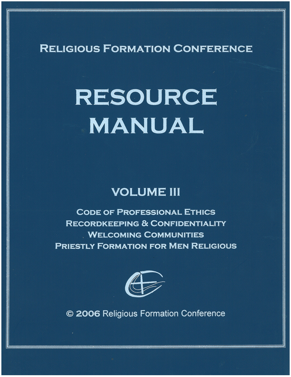Resource Manual Volume 3 Cover image for Resource Manual Volume 3